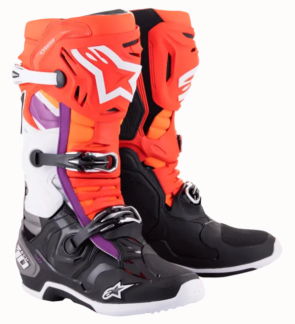 Alpinestars Tech 10 Crosstøvler 48 Oransje/Sort 