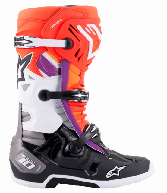 Alpinestars Tech 10 Crosstøvler 48 Oransje/Sort 