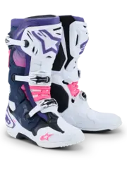 Alpinestars Tech 10 Crosst&#248;vler 44,5 Rosa/Hvit