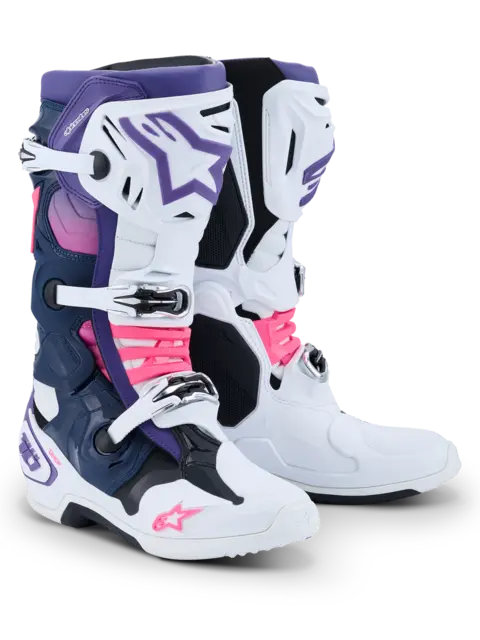 Alpinestars Tech 10 Crosstøvler 44,5 Rosa/Hvit 