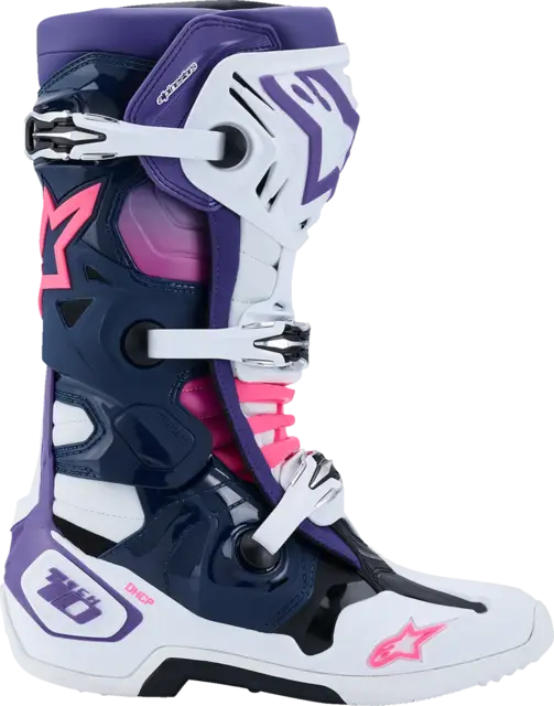 Alpinestars Tech 10 Crosstøvler 44,5 Rosa/Hvit 