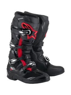 Alpinestars Tech 7 St&#248;vel Ny og forbedret i 2025 - Sort/R&#248;d