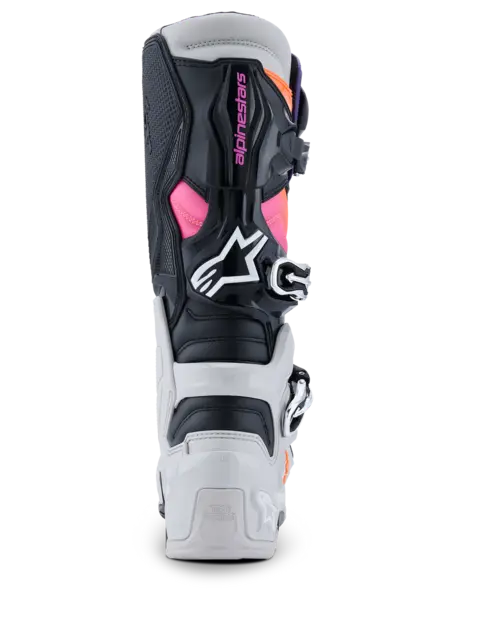 Alpinestars Tech 7 Støvel 40,5 (US 7) Ny og forbedret i 2025 - Grå/Sort/Fluo 