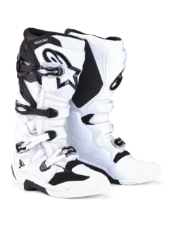 Alpinestars Tech 7 St&#248;vel Ny og forbedret i 2025 - Hvit/Sort