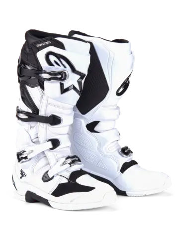 Alpinestars Tech 7 St&#248;vel Ny og forbedret i 2025 - Hvit/Sort