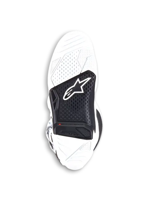 Alpinestars Tech 7 Støvel 44,5 (US 10) Ny og forbedret i 2025 - Hvit/Sort 