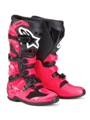 Alpinestars Tech 7 St&#248;vel 42 Ny og forbedret i 2025 - Rosa/Sort