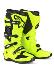 Alpinestars Tech 7 St&#248;vel 42 (US 8 ) Ny og forbedret i 2025 - Gul Fluo/Sort