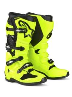 Alpinestars Tech 7 St&#248;vel Ny og forbedret i 2025 - Gul Fluo/Sort