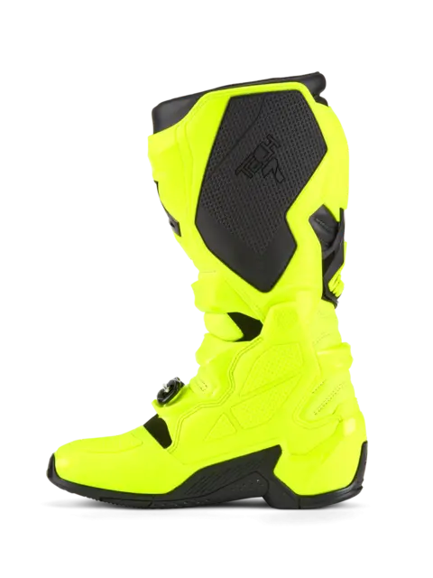 Alpinestars Tech 7 Støvel 42 (US 8 ) Ny og forbedret i 2025 - Gul Fluo/Sort 