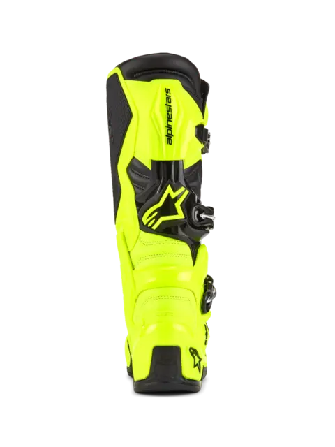 Alpinestars Tech 7 Støvel 42 (US 8 ) Ny og forbedret i 2025 - Gul Fluo/Sort 
