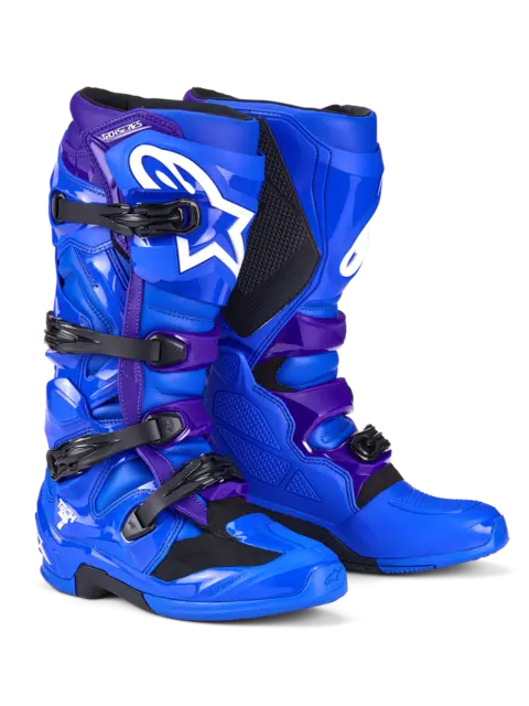 Alpinestars Tech 7 Støvel 44,5 (US 10) Ny og forbedret i 2025 - Blå 