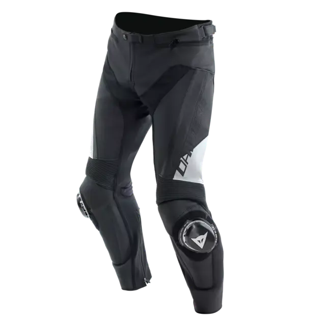 Dainese Delta 4 Skinnbukse 44 Sort/Hvit 