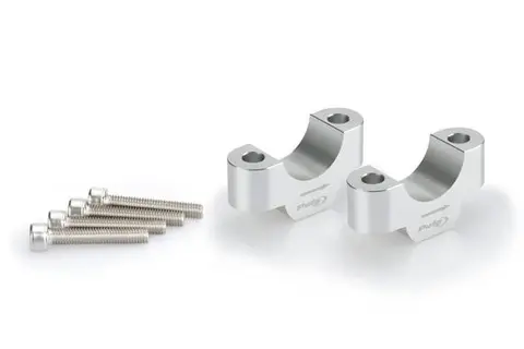 Puig Handlebar Risers - 20mm Rise S&#248;lv
