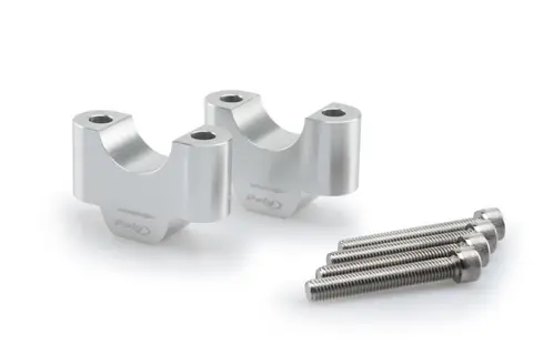Puig Handlebar Risers - 30mm Riser S&#248;lv
