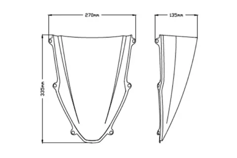 Puig Z-Racing Screen | Carbon Look | Ho nda CBR 1000 RR-R 2020&gt;