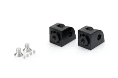 Puig Adjustable Rider Footpeg Adaptor Sort, Del 1