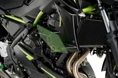 Puig Side Downforce Spoilers | Green | Kawasaki Z 650 2020&gt;