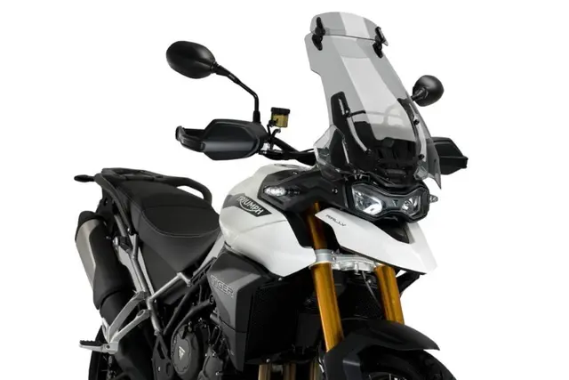 Puig Touring Screen With Visor | Light Smoke | Triumph Tiger 900 2020> 