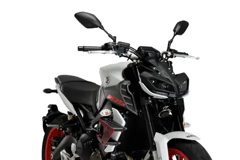 Puig Side Downforce Spoilers | Black/Re d | Yamaha MT-09 2017>2020