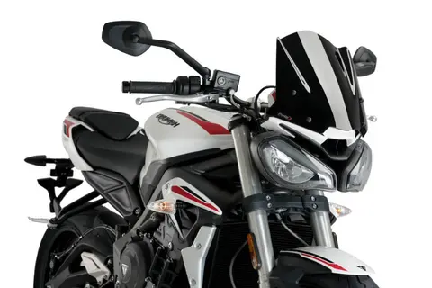 Puig Sport Screen | Black (Opaque) | Tr iumph Street Triple 765 R 2020&gt;