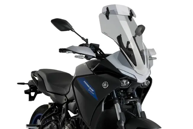 Puig Touring Screen With Visor | Light Smoke | Yamaha Tracer 700 2020> 