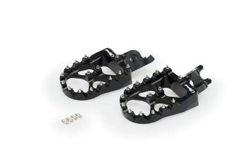Puig Off-Road Footpegs | Black | Kawasa ki KX450 2021&gt;