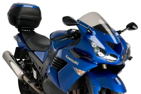 Puig Side Downforce Spoilers | Black/Bl ack | Kawasaki ZZR 1400 2006&gt;
