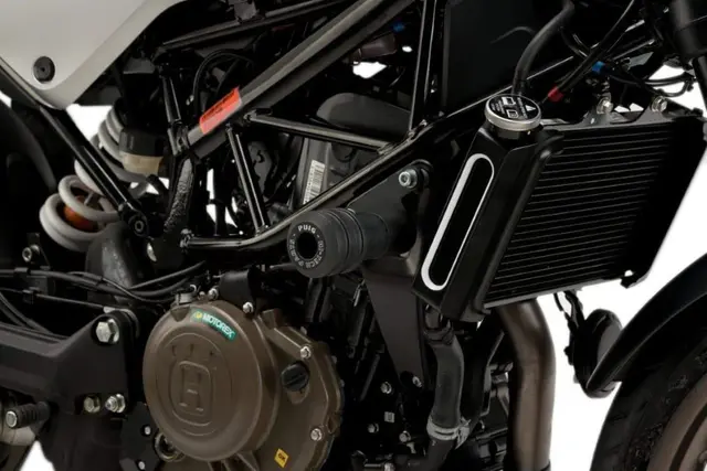 Puig Vintage 2.0 Frame Sliders | Black | Husqvarna Svartpilen 401 2017> 