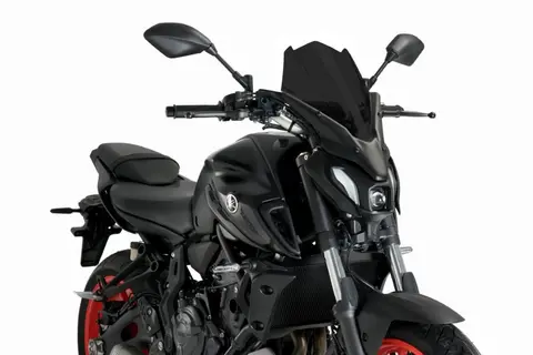 Puig Touring Screen -  M&#248;rk Sotet Yamaha MT-07 2021&gt;