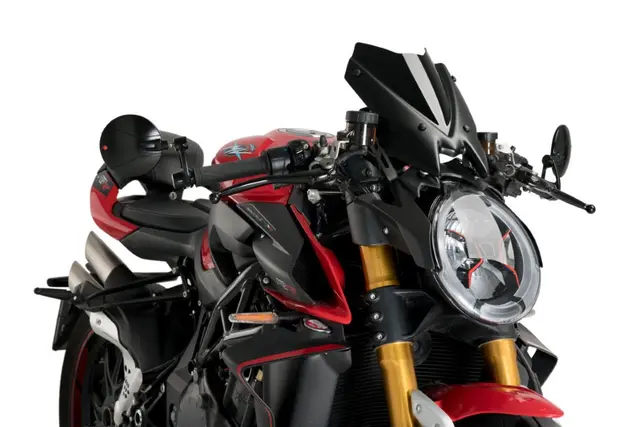 Puig Sport Screen | Black (Opaque) | MV Agusta Brutale 1000 RR 2020> 