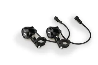 Puig Beam 2.0 Auxiliary Lights With Cla mps To Fit 25mm Engine Bars