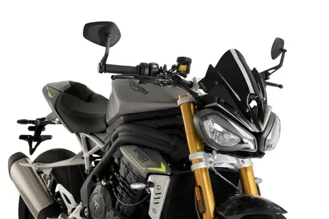 Puig Sport Screen | Black (Opaque) | Tr iumph Speed Triple 1200 RS 2021&gt;