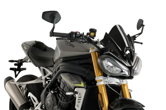 Puig Sport Screen | Black (Opaque) | Tr iumph Speed Triple 1200 RS 2021> 