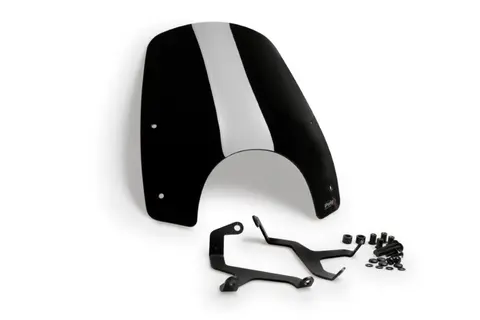 Puig Sport Screen | Black (Opaque) | Ho nda CMX 1100 Rebel 2021&gt;
