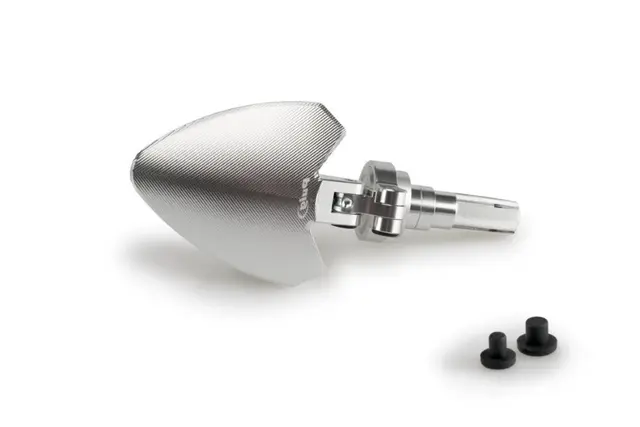 Puig Fold Bar End Mirror Right | Silver 