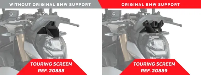 Puig Touring Screen - Svart Opaque BMW S1000 R 2021> 