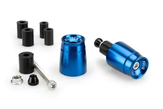 Puig Sport Bar Ends - Bl&#229; Aprilia Tuono V4 1100 Factory 2015&gt;2020