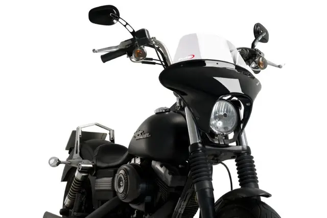 Puig Batwing SML Touring Screen | Clear | Harley Davidson Dyna Street Bob (FXD 