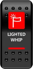 Moose Utility Switch Rocker Ligtwhip-Rd Switch Rocker Ligtwhip-Rd