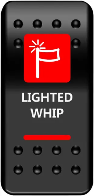Moose Utility Switch Rocker Ligtwhip-Rd Switch Rocker Ligtwhip-Rd 