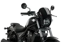 Puig Anarchy Screen - Sort Honda CMX500 Rebel 2020&gt;