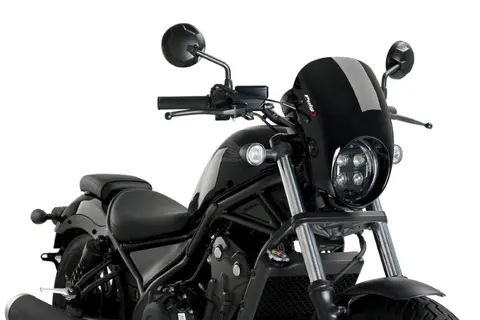 Puig Anarchy Screen - Sort Honda CMX500 Rebel 2020&gt;