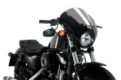 Puig Dark Night Semifairing | Light Smo ke | Harley Davidson Sportster Forty Ei