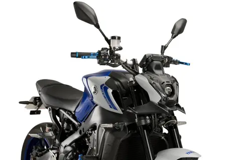 Puig Naked Downforce Spoilers | Matte B lack | Yamaha MT-09 2021>