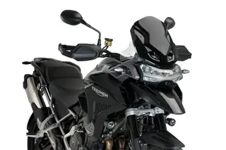 Puig Sport Screen | Black (Dark Smoke) | Triumph Tiger 1200 GT 2022&gt;