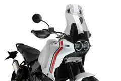 Puig Touring Screen With Visor | Light Smoke | Ducati Desert X 2022&gt;