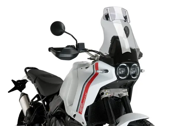 Puig Touring Screen With Visor | Light Smoke | Ducati Desert X 2022> 