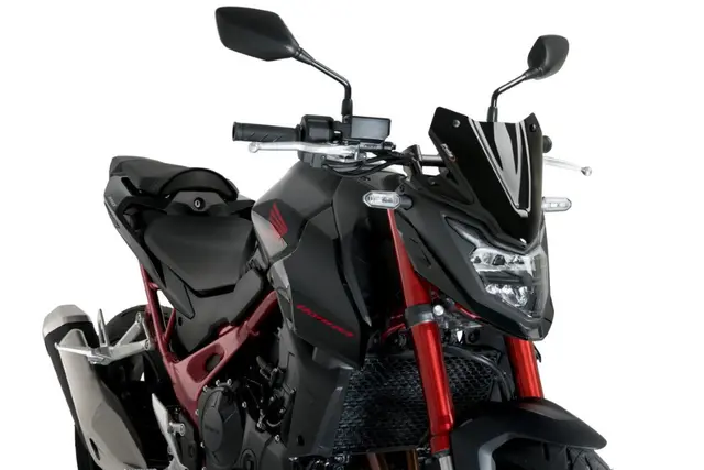 Puig Sport Screen - Sort Opaque Honda CB 750 Hornet 2023> 