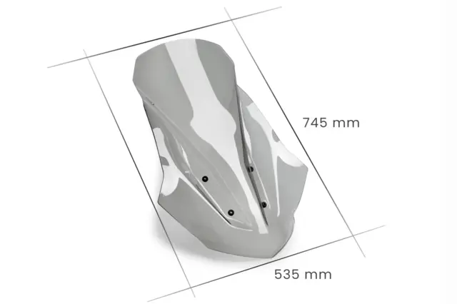 Puig Touring Vindskjerm Klar, Nmax 125 2021 - 